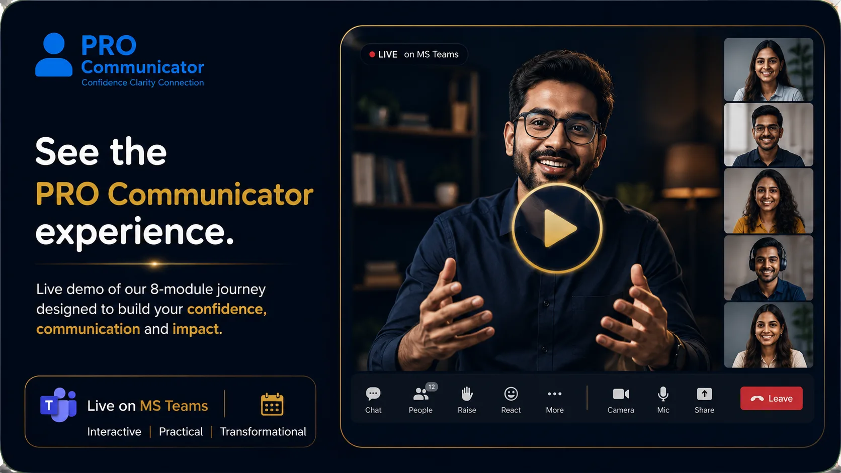 PRO Communicator live demo class preview